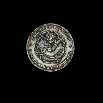 3D Gold and Silver Two-Monedas de ala de tono para souvenir