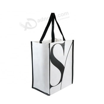 Promotion Use ECO Shopping Bag Non Woven Cloth Fabric Silk Printing Custom Logo Advertising Bag with your logo
