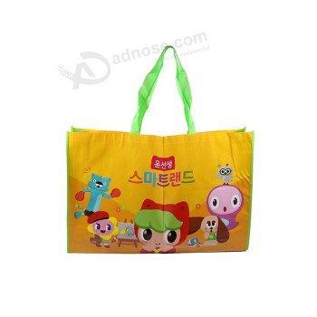 Top Quality Promotion Non Woven Laminated Tote Bag Reusable Shopping Bag with your logo