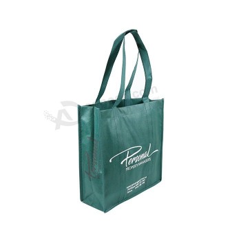Wholesale strong tote shopping printed promotional non woven bag with your logo