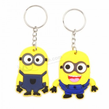 Custom rubber keychain cheap promotion rubber key ring