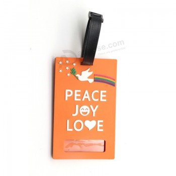 Hot selling promotion gifts colorful luggage tag for traveling with your logo