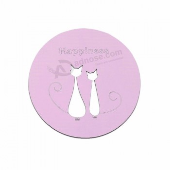 Cup Coaster Set Cute Silicone Cartoon Pvc Cup Coaster with your logo