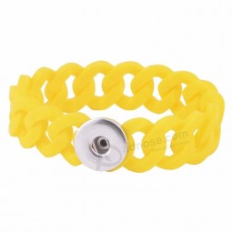 Fragrance Silicone Bracelet with Metal Clasp