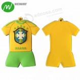 World Cup T Shirt Silicone Keychain