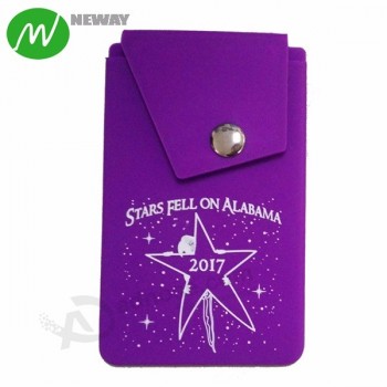 Button Cell Mobile Phone Silicone Card Wallet