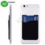 Custom Silicone Mobile Cell Phone Sticker Card Holder