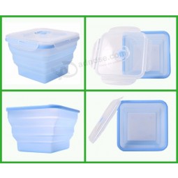 Trendy FDA Silicone Collapsible Lunch Box for Kids