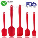 Fábrica personalizada cozinha manteiga creme silicone espátula conjunto