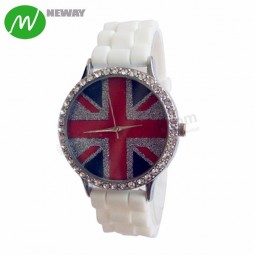 Señoras de lujo de cuarzo personalizados de lujo relojes de mano