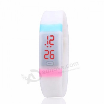 Waterproof Silicone Sport Jellyt Watch for Lady