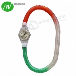 Reloj de silicona de nueva llegada anticipada Strech Spring