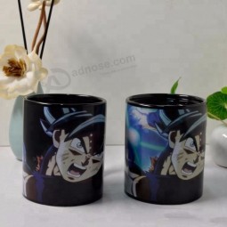 可重复使用的咖啡杯改变颜色魔术陶瓷杯子