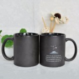 Personalizado novo design cor mudando canecas de porcelana cerâmica com mágica thermosensitive cor mudando copos de café de sublimação