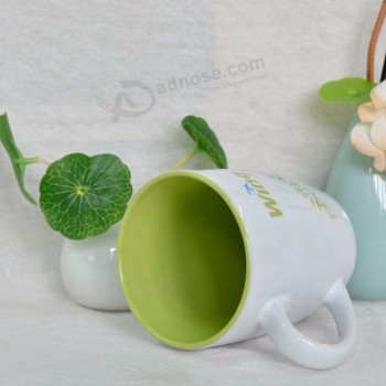 Taza de café de cerámica de sublimación para amigos regalo de promoción navideña