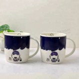 Tazze di caffè in ceramica sublimate personalizzate con logo per le promozioni di regali di festa