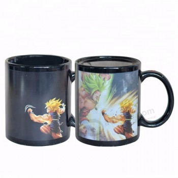 China 11oz Ceramic Color Changing Gift Mug Sublimation