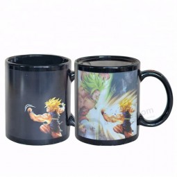 Sublimation de tasse de cadeau en céramique de changement de couleur en céramique de 11oz