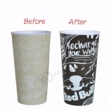 寒さに敏感な色が変わるpsプラスチック製のパーティーコーヒーカップ