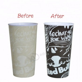 cold sensitive color changing PS plastic party coffee cups