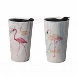 450мл creative color changing plastic cartoon travel milk mug