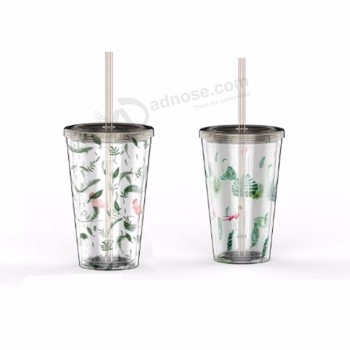 Artigos promocionais copos de café mágicos copos de viagem reutilizáveis ​​de personalidade de plástico