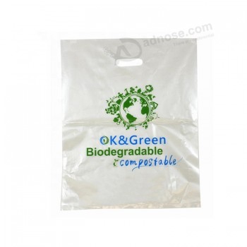 Guangdong eco-Impression personnalisée amicale en 13432 sacs en plastique biodégradables d’amidon de maïs compostables pour le supermarché