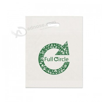 En13432 100% Biodegradable Degradable Material Supermarket Corn Starch Bio Plastic Bags For Shopping