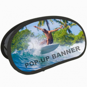 Outdoor A Frame sign pop up vertical pop out banners