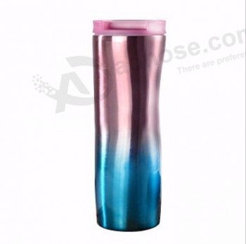 350毫升 Modern design stainless steel vacuum insulation travel magic mug
