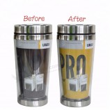 450Ml stainless steel outdoor sport cup magic drinkware coffee water bottle
