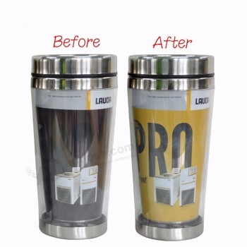 450ml stainless steel outdoor sport cup magic drinkware coffee water bottle
