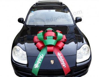 車リボン弓装飾クリスマスアイテムリボン弓
