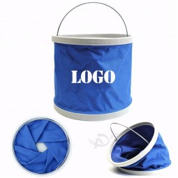 定制logo野营便携式可折叠折叠水桶