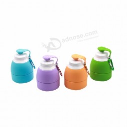 Eco Friendly sports foldable collapsible silicone water bottle