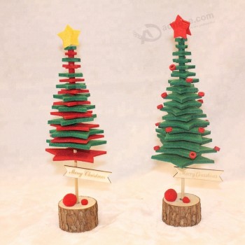 ホームデコレーション装飾品デコイDIY非-織られたクリスマスツリー