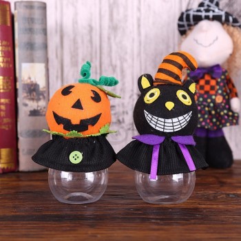 Niedliche Miniglas-Bonbonglas-Halloween-Dekorationen