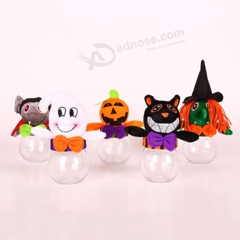 Petites décorations d'halloween en pot de bonbons en verre