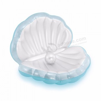 Giant swimming seashell floating mat inflatable clam shell inflatable pool float