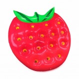 custom PVC swimming Party Tube Summer Beach Pool toy inflatable strawberry pool float