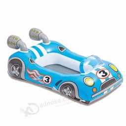 Custom swimming pool kids inflatable race car pool float
