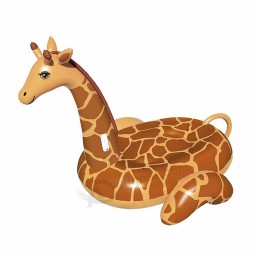 Gepersonaliseerde op maat gemaakte vakantie watersport pvc opblaasbare gigantische zwemmen herten giraffe zwembad drijven