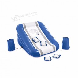 Amusant pouf lancer des buts jeu pvc piscine gonflable flotteur enfants jeux de piscine