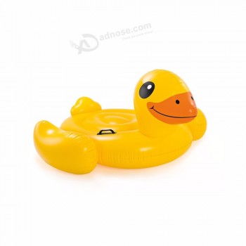 Inflável amarelo pato água piscina flutuante bóia inflável piscina bóia para criança
