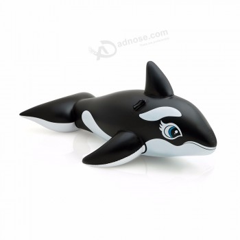 サメに乗る-上、最高品質のプラスチック製のサメの浮遊おもちゃの大人のプールは大きく膨脹可能な水おもちゃを浮かべる