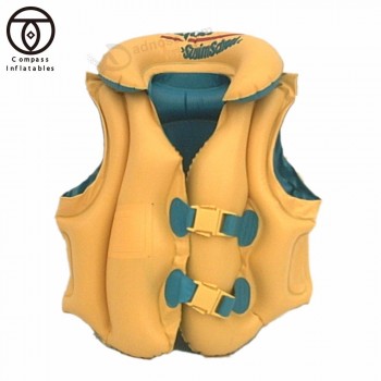Personalizado promoção inflável swim float vest