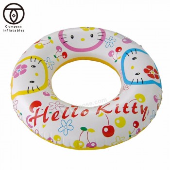 Full Color Printing PVC Inflatable Customize Swim Ring