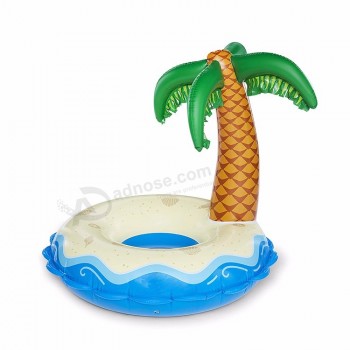 Heavy Duty Custom Inflatable Palm Tree Pool Float