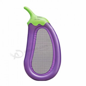 Wholesale summer water swimming party giant eggplant pool float