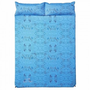 Самонадувающийся двойной складной кемпинг кровать водоотталкивающее покрытие подушка для отдыха
